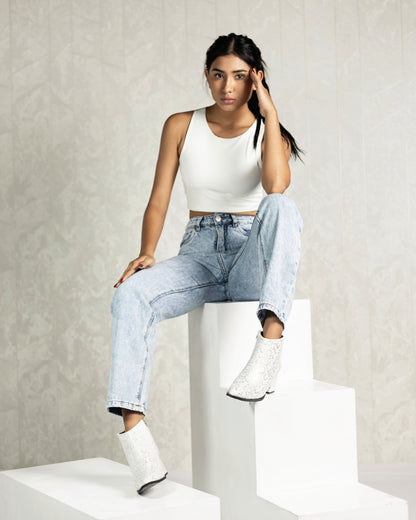 Madison Leopardo Blanco