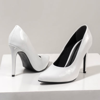 Stiletto Blanco Charol